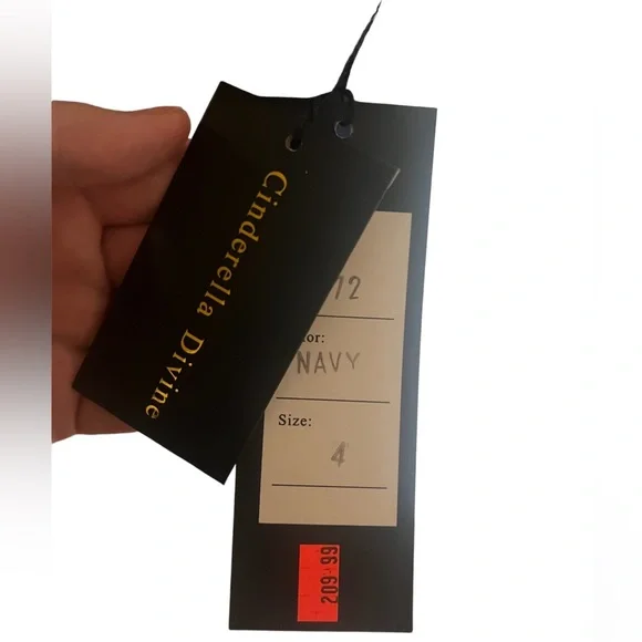 NWT Cinderella Devine Navy Dress - Picture 8 of 8